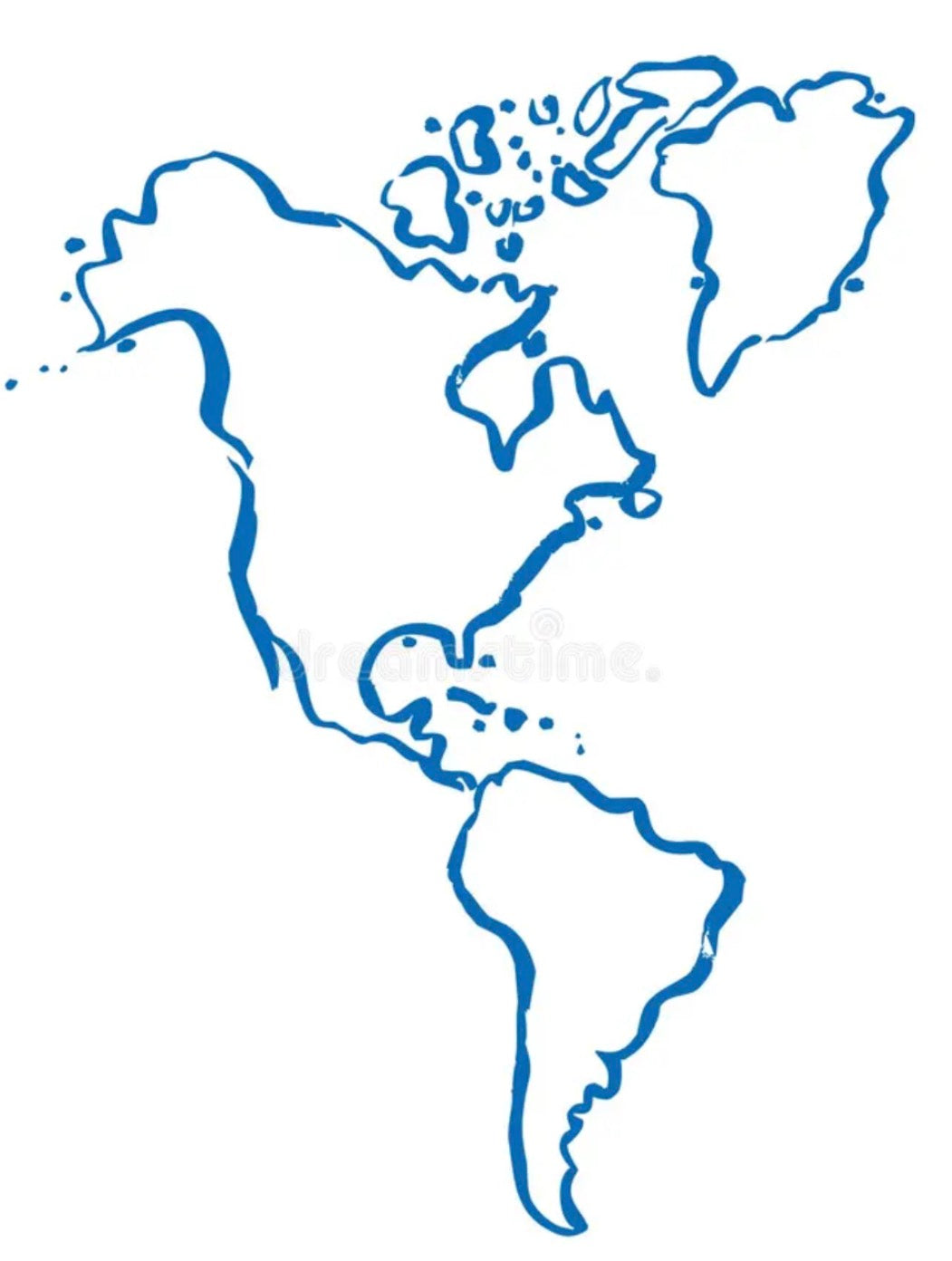 North and South America