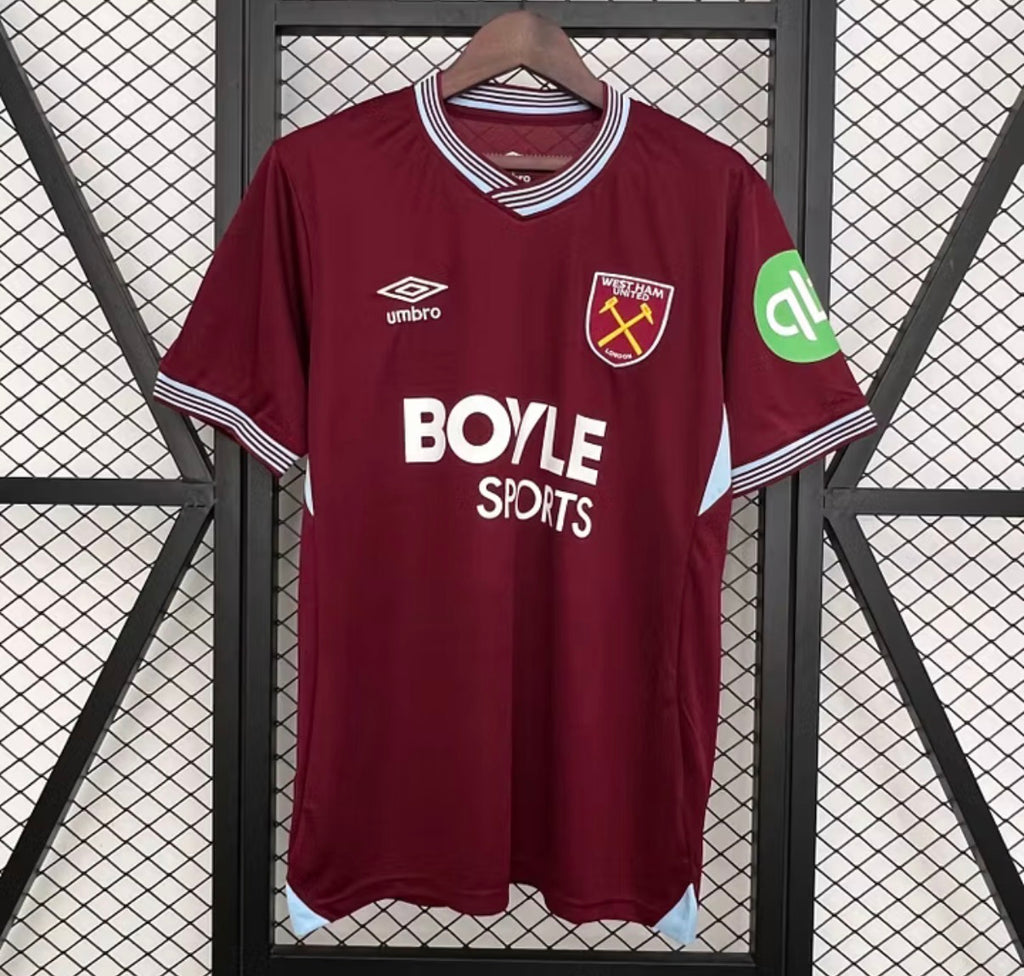 2025/2026 West Ham United Home Football Shirt
