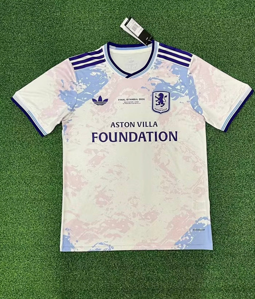 2025/2026 Aston Villa Third Away Europa League Final Football Shirt
