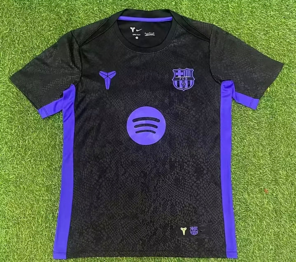 2025/2026 Barcelona Kobe Bryant Collaboration Black Football Shirt