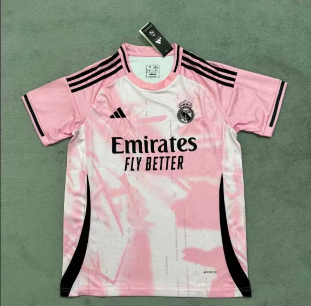 2024/2025 Real Madrid Special Edition Pink Football Shirt