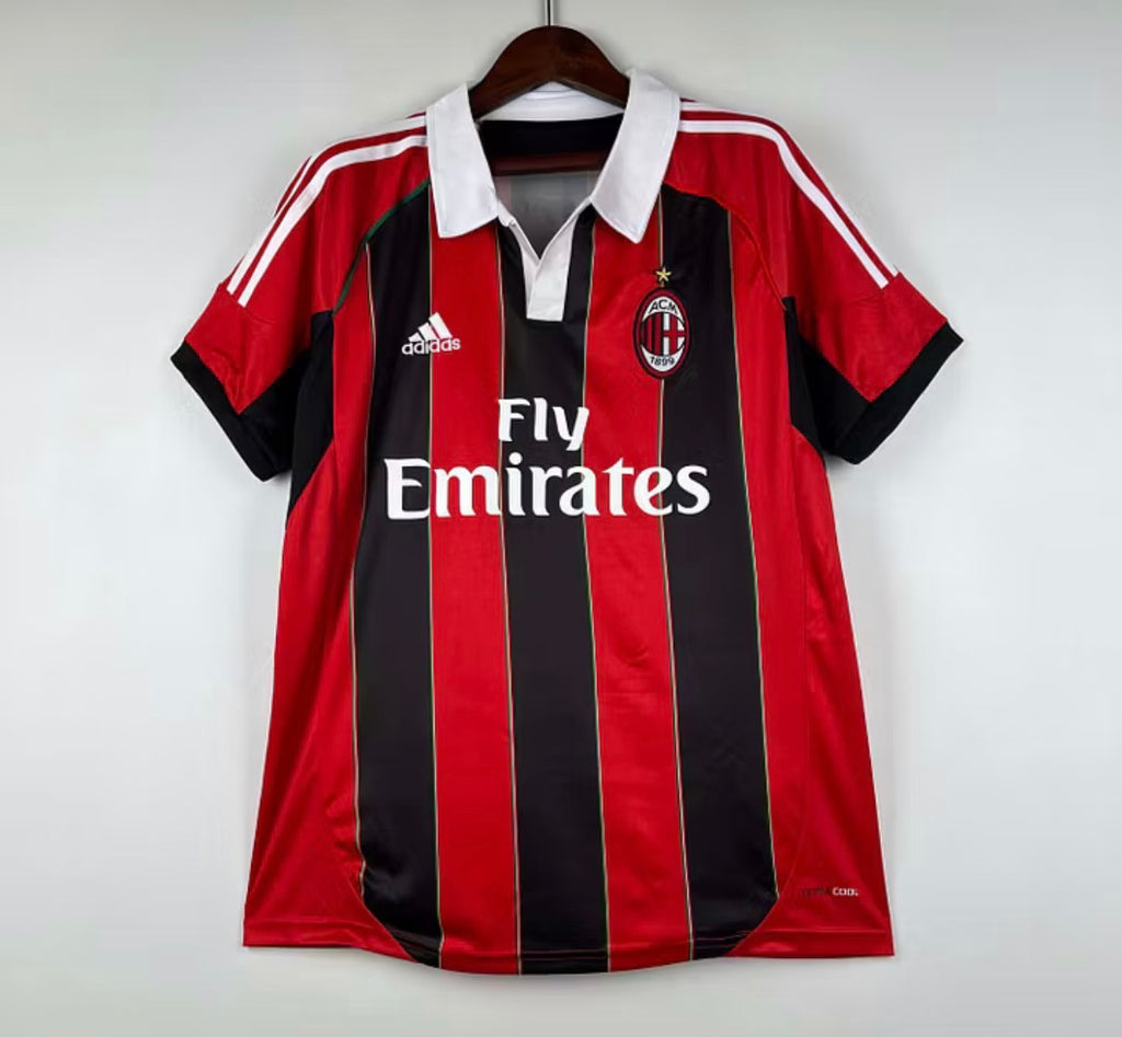 2012/2013 Retro AC Milan Home Football Shirt